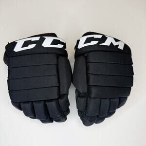 CCM LTP Junior Black Hockey Gloves 10"